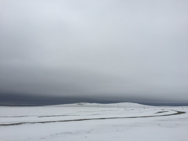 坝上5月下雪